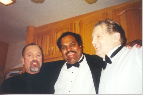 Daryl Davis with Billy Joel and Jerry Lee Lewis | Photo via http://www.daryldavis.com/
