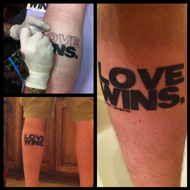 Love Wins Tattoo